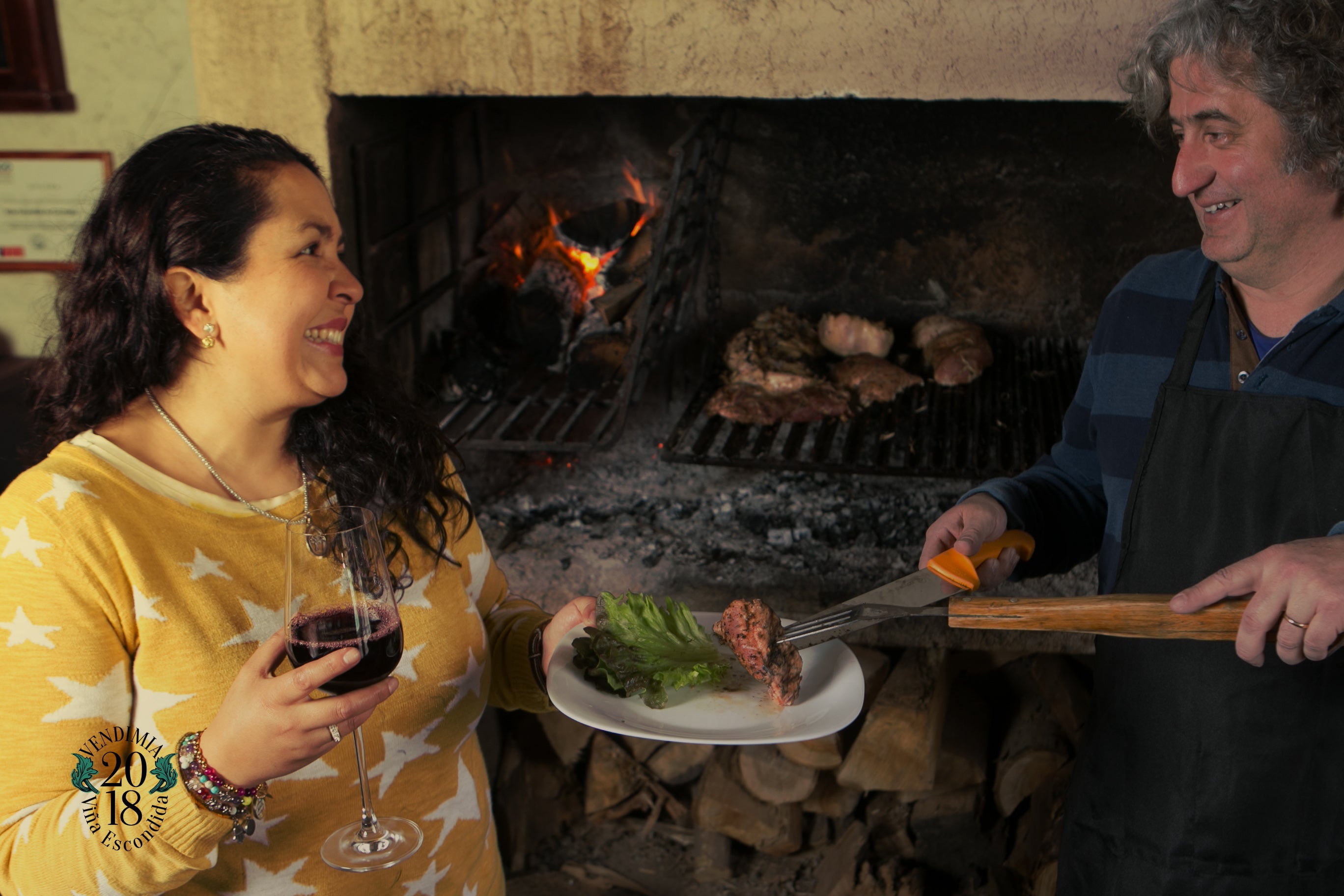Tiempo de vendimia en Viña Escondida